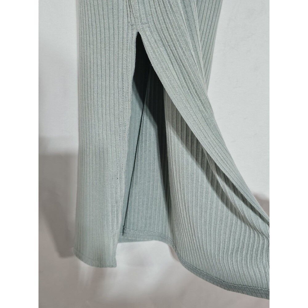 Abercrombie & Fitch Dress Ribbed Slip Midi Green Size XS P NWT Summer Casual - Picture 4 of 10